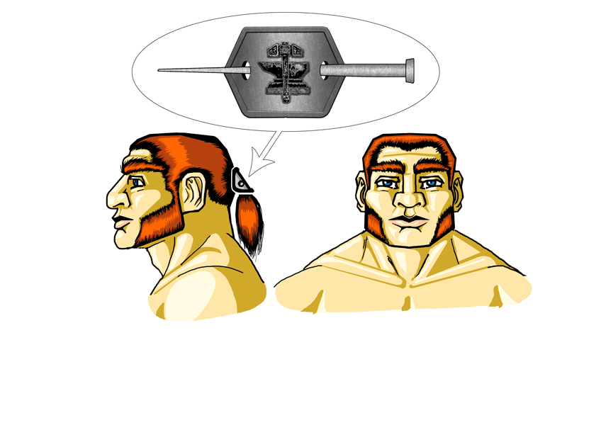 Desenho de Personagem: CLÉRIGO ANÃO&nbsp;(Cabeça)