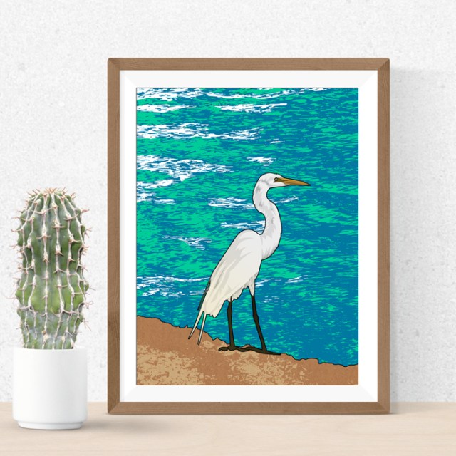 Decorativos: A GARÇA (ambientados)