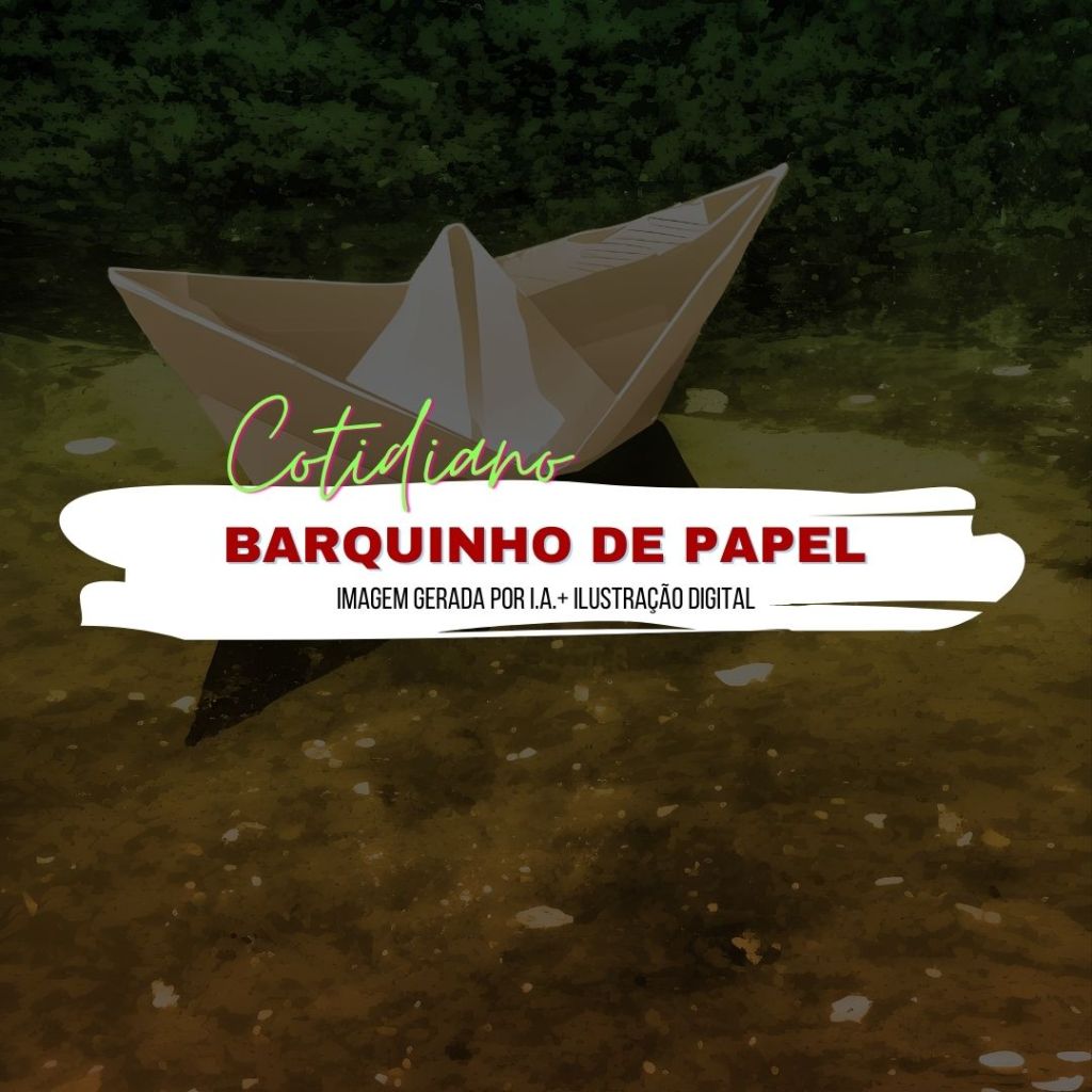 Ilustração: COTIDIANO – BARQUINHO DE&nbsp;PAPEL