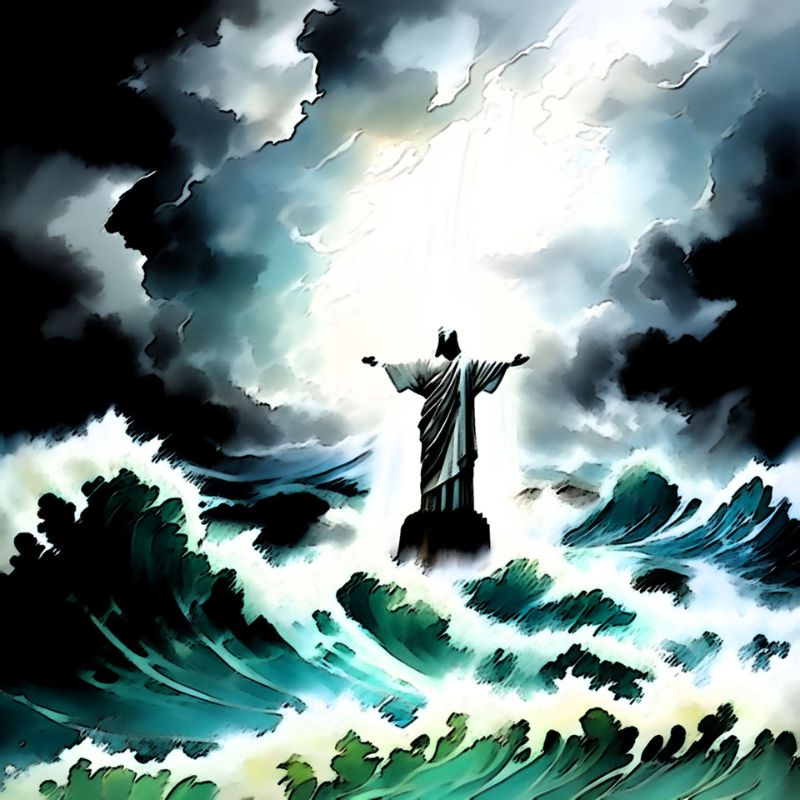 Ilustração: COTIDIANO – A GRANDE ENCHENTE DO RIO DE&nbsp;JANEIRO